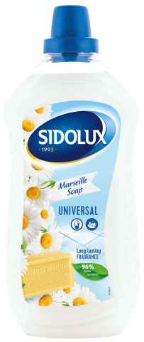 Sidolux Soda Power čistič PVC, dlažba 1l Marseillské mýdlo